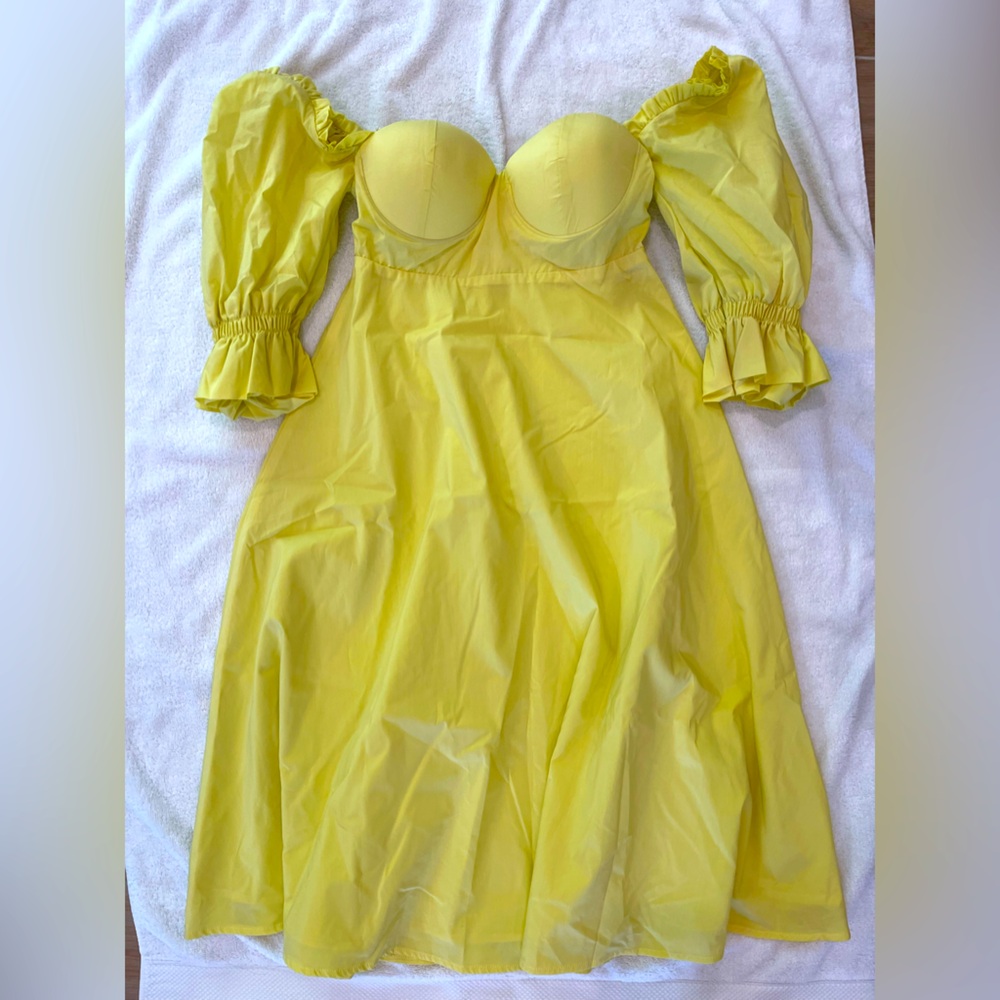 Alamour the Label off the shoulder dress